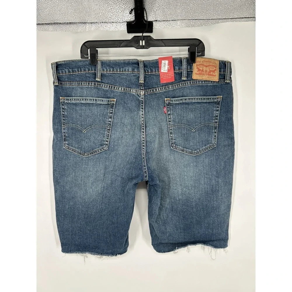 Levis 511 Slim Cutoff‎ Shorts Jorts 42 Medium Wash Denim Jean 11